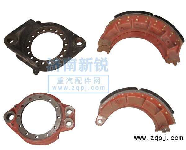 ,后制動底板（蹄總成）,濟(jì)南新銳工程機械配件銷售中心