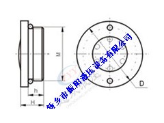 009,圓形油標（金屬外殼）,河南新鄉(xiāng)市振陽液壓設備有限公司