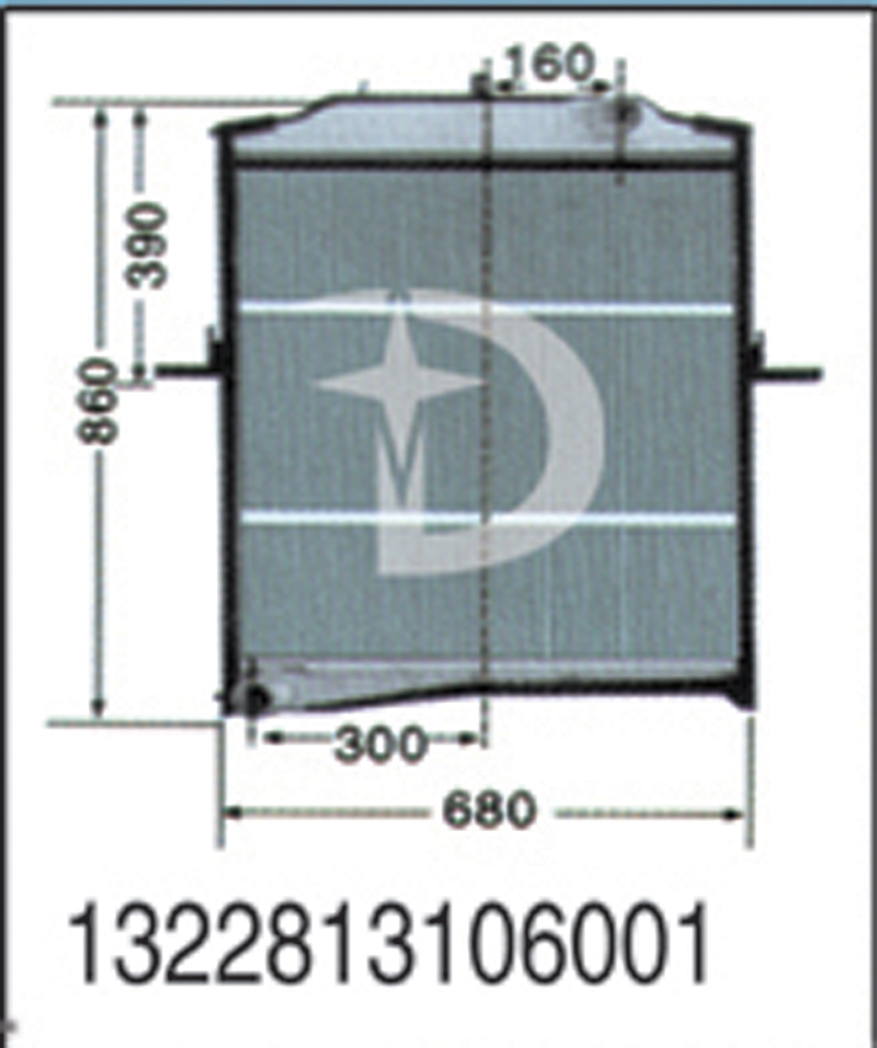 1322813106001,散熱器,濟(jì)南鼎鑫汽車散熱器有限公司
