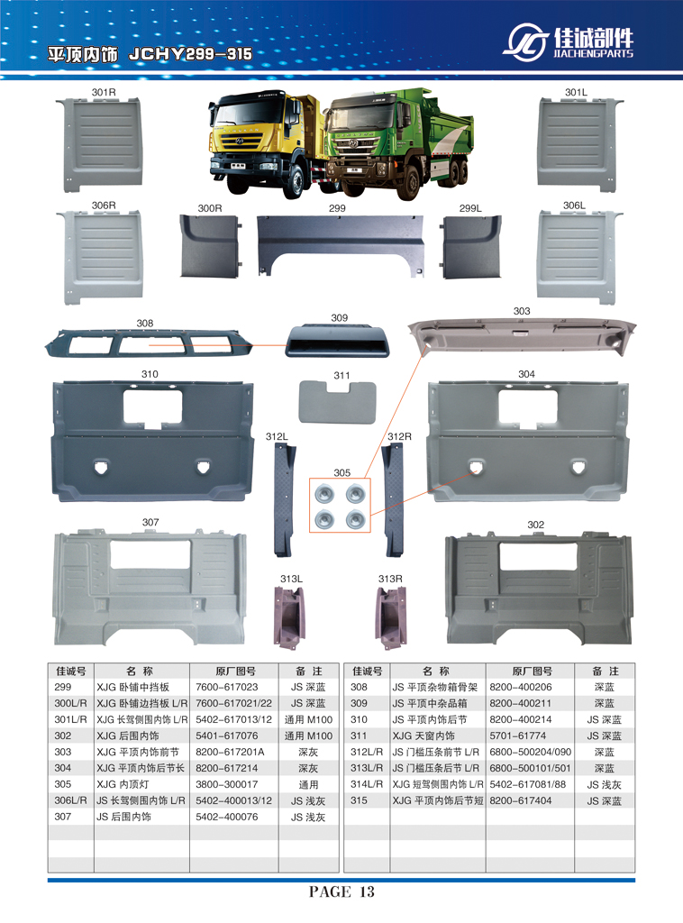 7600-617021-22,紅巖新金剛臥鋪邊擋板,丹陽(yáng)市華耀佳誠(chéng)汽車零部件有限公司