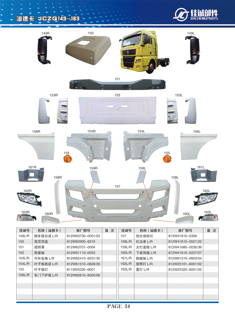 812W62610-6005，812W62610-6006,汕德卡車(chē)門(mén)下護(hù)板,丹陽(yáng)市華耀佳誠(chéng)汽車(chē)零部件有限公司