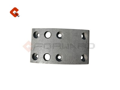 LG341-3502122,Friction plate for rear brake shoes,濟(jì)南向前汽車配件有限公司