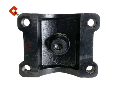 DZ9114520629,Rear plate spring left front bracket (middle axle),濟(jì)南向前汽車配件有限公司