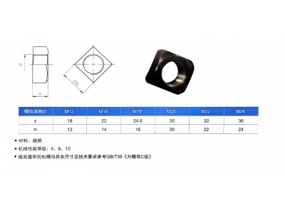 ,履帶方螺母,上海振高汽車(chē)科技有限公司